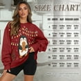thumbnail image 6 of Xoenoiee Christmas Penguin Cookies Bulb Print Sweatshirts for Women Xmas Oversized Pullover Crewneck Tops Long Sleeve Sweaters Comfy Fall Winter Outfits Clothes 2025 Fashion, Size S, 6 of 7