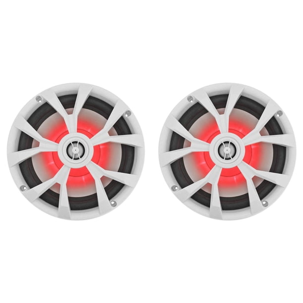 Par de parlantes Rockville RKL80MW de 8" impermeables con LED de 900W