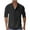 Black, variant on Mens Casual Henley Shirts 2025 Trendy Long Sleeve Button Stand Collar Summer Beach Outfit Baggy Vacation Tee Top