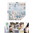 thumbnail image 4 of Thanksgiving Coastal Cloth Napkins Set of 4 Reusable Dinner Napkins, Blue White Pumpkin Starfish Coral Cocktail Napkin Washable Table Napkins for Wedding/Holiday Party/Baby Shower 20"x20", 4 of 7