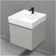 thumbnail image 6 of Nameeks Sharp-1919-W Sharp 18" Wall Mounted Single Basin Vanity Set - White, 6 of 7