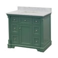 thumbnail image 3 of Sydney 42" Bathroom Vanity with Sage Green Cabinet and Carrara Marble Top, 3 of 6