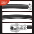 thumbnail image 5 of A-Premium Front Brake Hydraulic Hoses Compatible with Select Chevy and Pontiac Models - Aveo 2004-2011, Aveo5 2006-2011, G3 2009-2010, G3 Wave 2009-2009, Wave 2005-2008 - Replace# 96534545(Pack of 2), 5 of 8