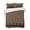 Brown, variant on Sage Green Black Plaid Summer Quilt Set Queen Size,Soft Quilted Bedding Set with 2 Pillow Shams,Vintage Star Buffalo Check Rustic Lightweight All Season Bedspread Coverlet for Bedroom 90"x96"