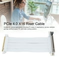 thumbnail image 3 of Câble d'Extension PCI Express 4.0 X16, Grand Compatibilité, Durable, Refroidissement et Performance Améliorés, Applications Polyvalentes avec RTX4090ti, RTX8900XT, pour GPU, 3 of 7