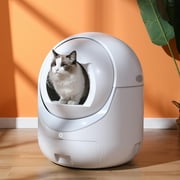 Smart Automatic Cat Litter Box, Self Cleaning Litter Box, App Control, Support 5G & 2.4G WiFi for Multiple Cats