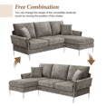 thumbnail image 4 of Upholstery Sectional Sofa Couch, L Shaped Modular Sofa for Living Room, 4 of 9