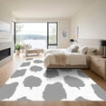 thumbnail image 3 of ODIKA 8'x10' Machine Washable Non-Slip Area Rug, Abstract Gray High Traffic Rug, Gray, 1100590, 3 of 7