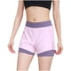 thumbnail image 1 of Pantalones cortos deportivos elásticos Pantalones cortos dobles de yoga para mujer Correr casual Secado rápido Wmkox8yii jkg5300, 1 of 2