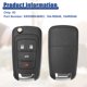 thumbnail image 5 of Mando a distancia de entrada sin llave Unique Bargains para Chevrolet Equinox 2010-2017 y Cruze 2011-2016 negro, 5 of 7