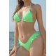thumbnail image 2 of Bikini de triángulo Halter para Mujer Trajes de baño brasileños de Dos Piezas con Parte Inferior descarada Verde fluorescente G Verde fluorescente G Xishao ropa, 2 of 2