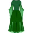 thumbnail image 4 of Renaissance Womens Dress Lace Flared Sleeve Gothic Dresses, 4 of 4