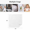 thumbnail image 4 of White Cloth Napkins, Modern Simple White Backdrop Washable and Reusable Dinner Napkins Set of 8, Table Napkin for Kitchen Party Birthday Wedding Hotel Housewarming 20"x20", 4 of 8