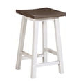 thumbnail image 3 of Furniture of America Tryst 3-Piece Wood Bar Table Set, White and Gray, 3 of 5