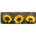 thumbnail image 5 of Dreamtimes Sunflower Bright Hallway Runner Rug 2'x6' Kitchen Rug with Rubber Backing Vintage Wooden Board Non Slip Entryway Rug Runner Washable Soft Area Rug for Hallway Bedroom Kitchen Decor, 5 of 6