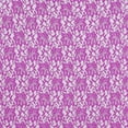 thumbnail image 2 of Zelouf Stretch Lace With Scallop With Roller Glitter  , Sewing, DIY, Crafts Fabric by the Yard, Dashing Orchid, 50 Yard, 2 of 2