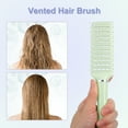 thumbnail image 5 of Unique Bargains Hair Brush Detangling Brush for Women and Men for Long Short Thick Thin Curly Straight Hair 1Pc Plastic Green, 5 of 6