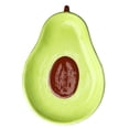 thumbnail image 1 of Avocado Shaped Salad Dish Dessert Plate Fruit Storage Dish Ceramic Plate Green (6.5 Inches), 1 of 8