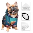 thumbnail image 3 of Balery Underwater Plant Octopus Sudadera con Capucha para Perros Pequeños – Ropa para Mascotas, Disfraz para Perros y Gatos, Ideal para Fiestas y Cosplay-X-Large, 3 of 7