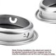 thumbnail image 3 of 30 Pcs Round Air Vent Grille 35mm Exhaust Grille Ventilation Stainless Steel Air Vent Grille Round Ventilation Grille Vent Hole For Furniture, Kitchen, 3 of 4