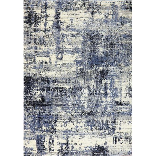 Dynamic Rugs MI4649111500 3 ft. 11 in. x 5 ft. 7 in. Mirage 49111 Rectangle Contemporary Area Rug - 500 Blue