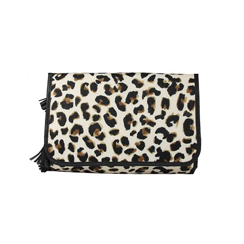 Modella Cheetah Print Fitted Valet Bag