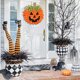 thumbnail image 5 of Guirnalda De Calabaza De Halloween Guirnalda Decorativa Colgador De Puerta Para Decoración De Halloween Cateissary HA037438-00, 5 of 6
