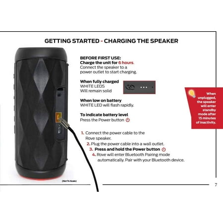 Monster Rove Bluetooth Speaker, 10 watt portable bluetooth speaker with EZSYNC, with built in power bank, Bluetooth Monster Rove Bluetooth Speaker, 10 watt portable bluetooth speaker with EZSYNC, with built in power bank, Bluetooth