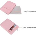 thumbnail image 5 of MOSISO Laptop Case 14 inch, 14 inch Laptop Sleeve Compatible with HP Lenovo Dell ASUS Acer, HP Stream, Dell Latitude, Lenovo IdeaPad, Polyester Vertical Computer Sleeve Bag with Pocket, 5 of 7