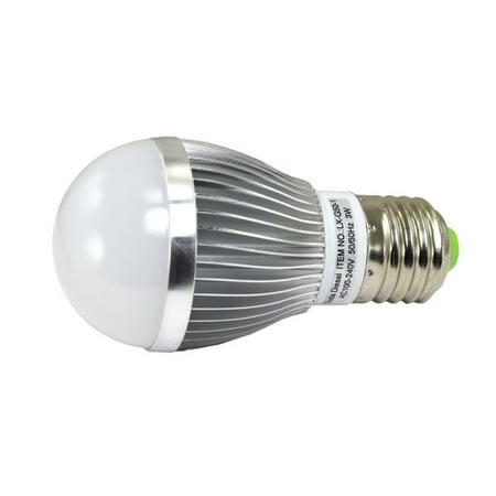 

G50-1 LED Light Bulb 3 Watt 240 Lumens 160° 35w Equivalent 100-240v AC 50/60 Hz E-26 30000+ Hour Aluminum 2 Year Warranty
