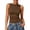 WenDA02_Brown, variant on WEIWEN Spaghetti Strap Tank Top for Women Sleeveless Ribbed Knit Vest Shirts Slim Fit Summer Going Out Camisole Womens Tank Tops Brown, S