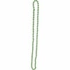 Way to Celebrate! Plastic Green Beaded Necklace Party Favors, 3 Ct, 33"