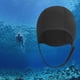 thumbnail image 4 of 2 gorros de buceo de neopreno de 2,5 mm, gorro de natación, protección ajustable cálida para invierno Azul negro Cola Capuchas de neopreno de buceo, 4 of 8