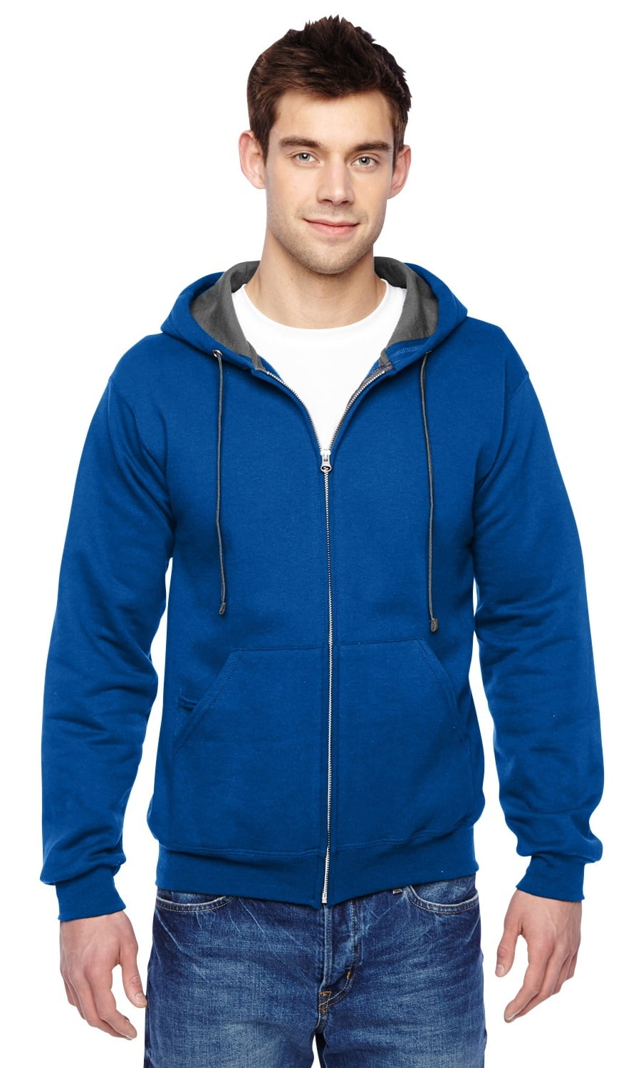 The Fruit of the Loom Adult 72 oz Sofspun FullZip Hooded Sweatshirt