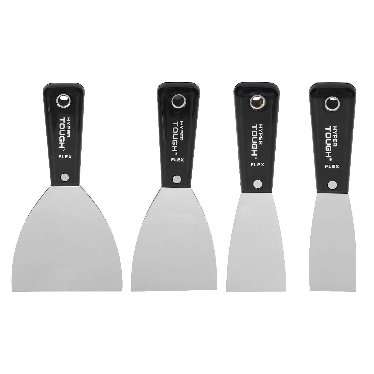 Hyper Tough 4 Piece Putty Knife Set