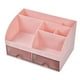 thumbnail image 1 of Organizador de escritorio con cajones multifunción para oficina, almacenamiento de brochas de maquillaje Rosa, 1 of 6