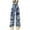 BU2, variant on KAUOD Girls Cargo Jeans Camouflage Print Elastic Waist Straight Leg Baggy Streetwear Denim Pants with Multiple Pockets