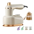 thumbnail image 1 of Handheld Portable Mini Travel Steam Iron Anti-Scalding Base 2 in 1 Portable Steam Iron, 1 of 9