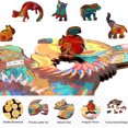 thumbnail image 4 of Wooden Puzzles for Adults Squirrel Animal Shape Magic Wooden Jigsaw Puzzle Difficult Irregular Wooden Puzzles, 4 of 5