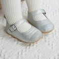 thumbnail image 2 of IROINNID Baby Infant Kids Non-Slip Walking Shoes Soft Rubber Sole Press Buckle New-Born Flat Shoes, Size 0-15M, 2 of 6