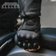 thumbnail image 4 of Guantes De 100% Piel De Cabra De Medio Dedo Para Moto, 4 of 5