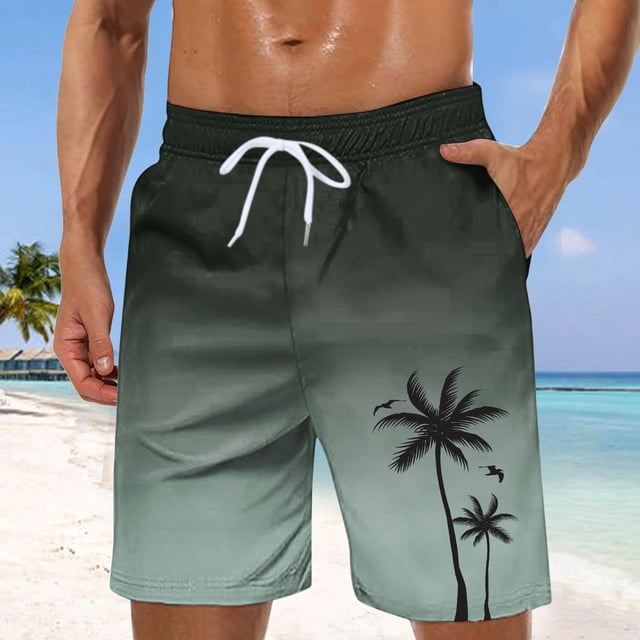 Men's Beach Board Shorts with Mesh Breathable Quick-Dry Swimwear featuring Built-In Pockets for Comfortable All-Day Wear