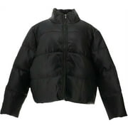 Du Jour Faux Leather Zip-Front Puffer Jacket Women's A374149