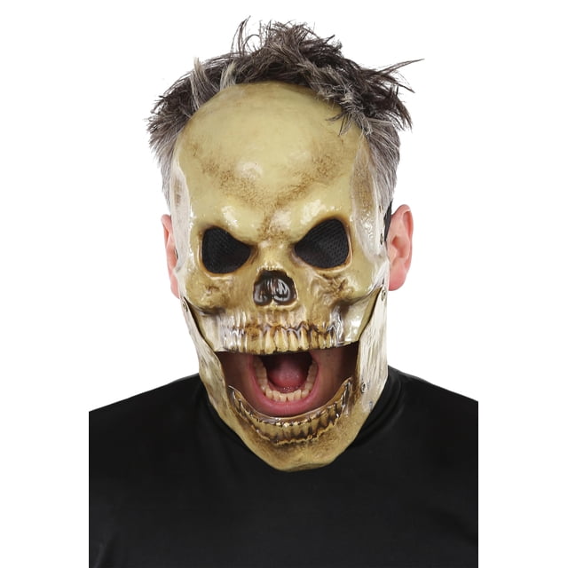 Jabber Jaw Bonehead Mask for Adults, Unisex,Halloween Costume Accessory for Adults, by Way to Celebrate