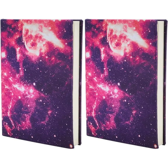 Starry Tie-dye Stretchable Book Cover 6"x9" Elastic Notebook Wrap Sleeve Up to 18.5”x 9” Durable Washable Reusable Protective Cover for DIY Hardcover Paperback Books Lovers Office Textbooks
