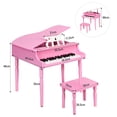 thumbnail image 3 of Costway Piano de Juguete con Banco de 30 Teclas Instrumento Musical de Aprendizaje para Niños 3-8 Años, 3 of 10