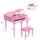 thumbnail image 3 of Costway Piano de Juguete con Banco de 30 Teclas Instrumento Musical de Aprendizaje para Niños 3-8 Años, 3 of 10