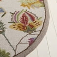 thumbnail image 4 of SAFAVIEH Chelsea Hayleigh Bordered Wool Area Rug, Ivory, 4'6" x 6'6" Oval, 4 of 12
