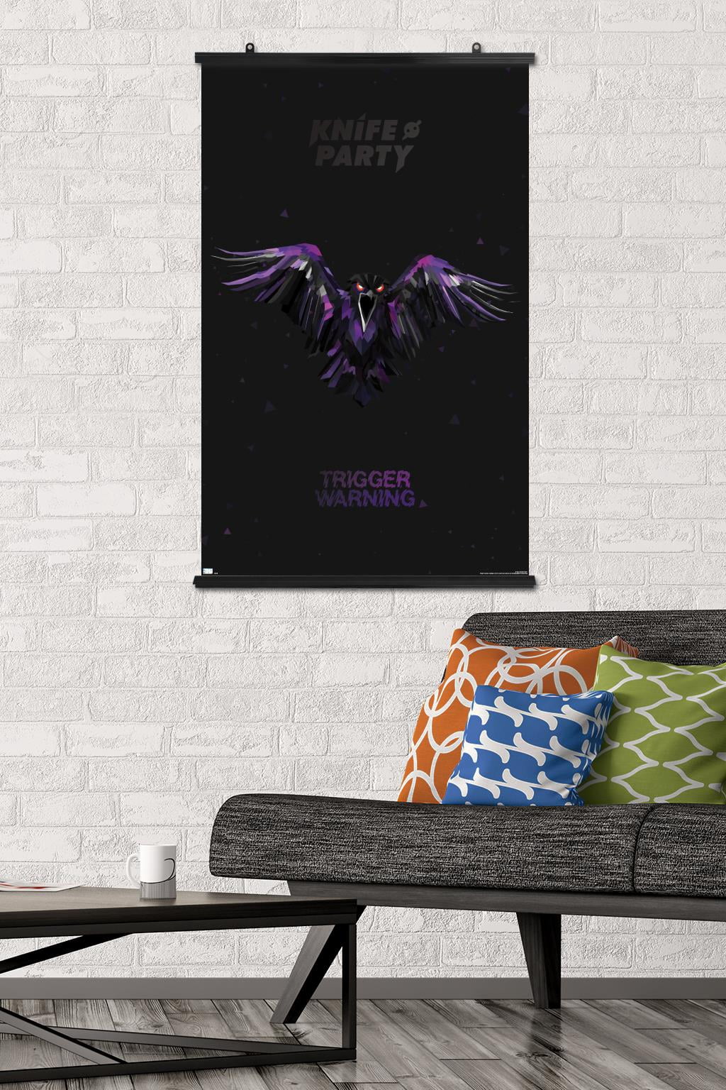 Knife Party - Crow Wall Poster, 22.375" x 34"