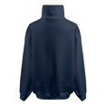 thumbnail image 5 of SUYOLL Women's Hoodies Casual Stand Collar Loose Fit Zip Up Jacket Daily Wear Vacation Fall Winter Versatile Comfortable Lightweight Sweatshirt Hoodie Pullover Tops, 5 of 5